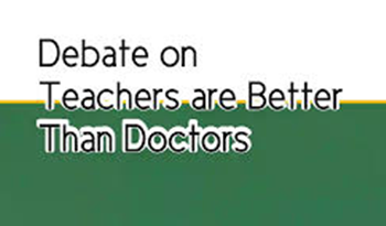 Teachers are Better than Doctors